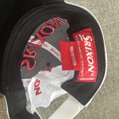 Srixon-Cleveland Golf Mens Adjustable Tour Mesh Trucker Hat Red White & Blue - Foto 6 di 6