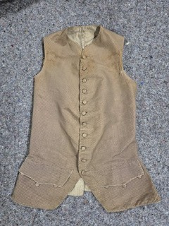 Gilet Ancien Paysan Populaire Maquignon Travail Chasse
