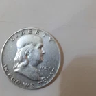 1954 Franklin Half Dollar 50C 90% Silver US Coin
