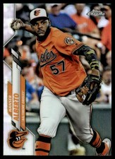 2020 Topps Chrome Refractor Hanser Alberto Baltimore Orioles #79