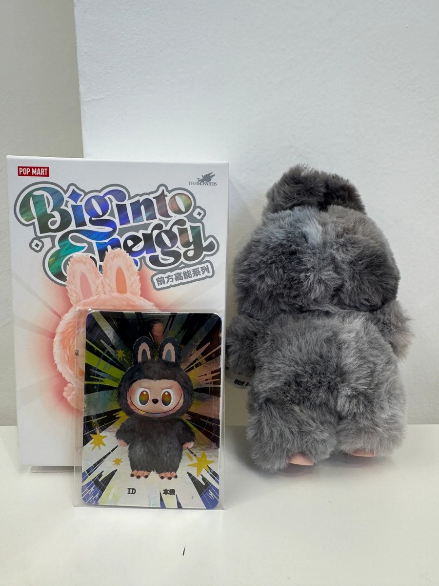 POP MART Labubu Big Into Energy V3 Grey Secret ID Ultra Rare | eBay