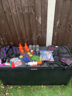 Nerf & Zuru X Shot Zielscheibe Übungspaket Zielscheiben Weste Zielfernrohr Schaumstoff Dart Restposten