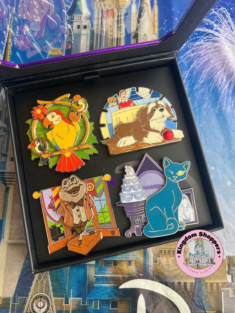 2026 Disney Parks Artist Series 4 Pin Box Set Rover Mr. Toad Tiki