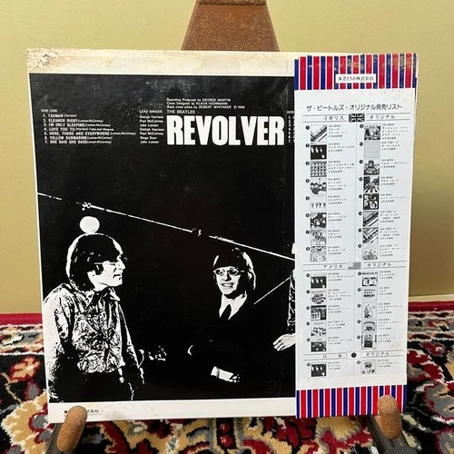 The Beatles REVOLVER EAS-80556 Japanese Obi Album LP Vinyl Record Japan Used