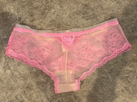 NEW Victoria Secret Dream Angels Bra & Panty Set - PINK Lace - 32C / S