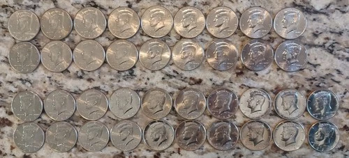Kennedy Half Dollar 2002-2020 P&D NIFC Set 38 Coins Free Shipping
