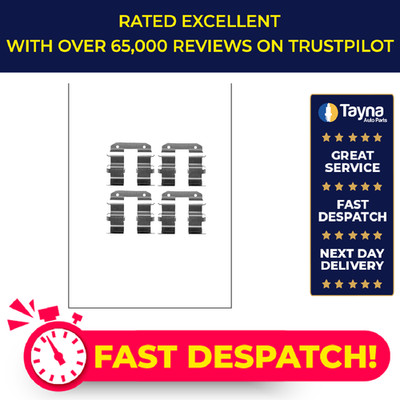 Brake Pad Fitting Kit fits KIA CEED ED Rear 06 to 12 NAPA Top Quality Guaranteed