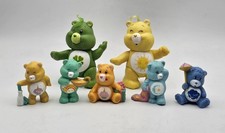 Vintage 1983 AGC Kenner Care Bears PVC Figures Lot Of 7