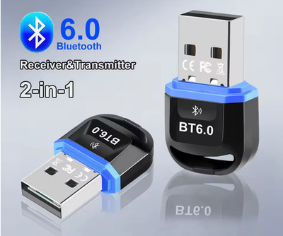 USB Bluetooth 6.0 Adapter Dongle Audio Transmitter Nano PC Laptop Maus Tastatur