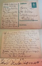 Painter Rudolf Huthsteiner (1855-1935): PK Schloss Neuburg am Inn 1929; autograph