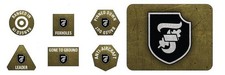 Flames of War 10. Frundsberg SS Panzer Division Tokens  Objectives FOW GSO909
