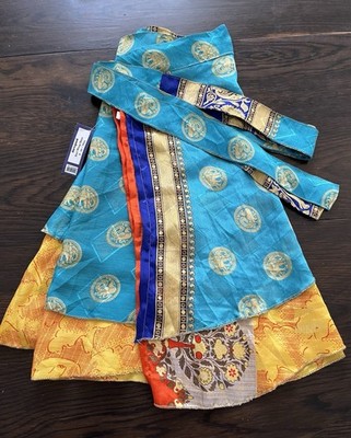 NWT Darn Good Mini Sari Wrap Skirt Mini Length Sizes 8-20