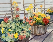 Betty Schneider - Watercolor on paper