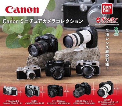 Canon Miniature Camera Collection Complete Set of 5 Capsule toy Gashapon Gacha