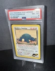 Pokémon TCG Rocket’s Snorlax 1st Edition 33/132 PSA 8 2000 Gym Heroes #33