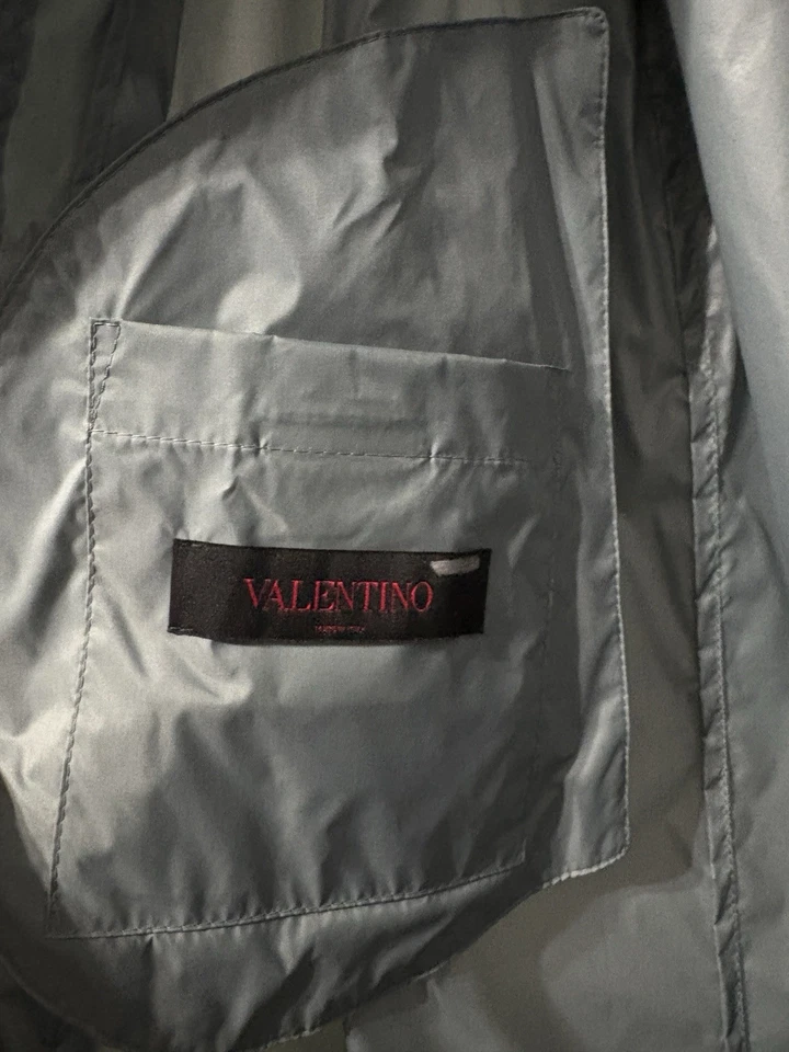 RRP €1200 VALENTINO VLTN Long Rain Wind Coat Size M IT48 US38 Printed Hooded - Image 4 of 4