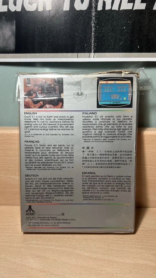 E.T. The Extra-Terrestrial - Atari 2600 - Edizione ITA 🇮🇹 - Immagine 2 di 4