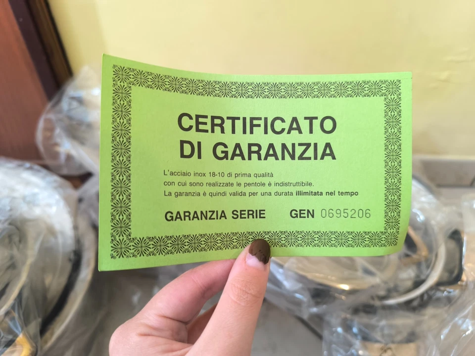 Batteria di pentole acciaio inox AMG nuove e imballate - Immagine 2 di 4