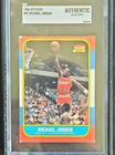 Fleer 1986-87 Fleer Michael Jordan #57 Chicago Bulls SGC Authentic