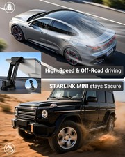 for Starlink Mini Mount - Suction Cup Kit Car, RV, Roof, Windshield Black