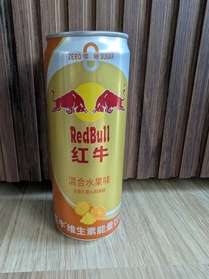 Red Bull Energy Drink Pineapple Orange Zero Sugar (China)