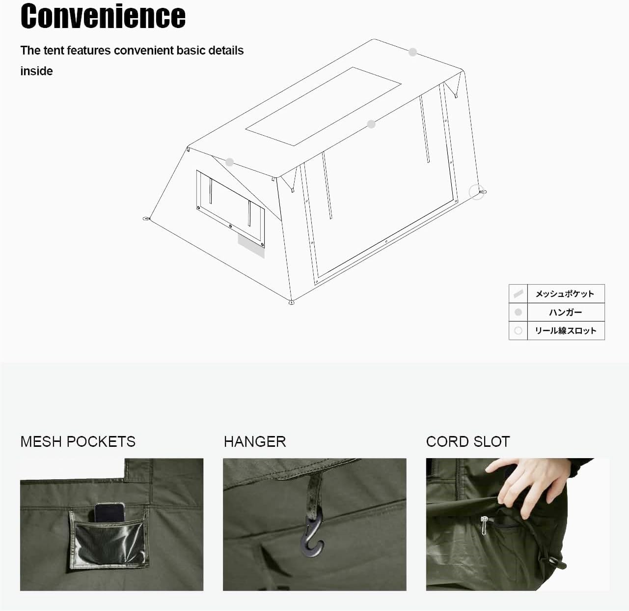 2025 Upgraded Canvas Inflatable Camping Tent with Pump, Easy Setup Blow Up Air T