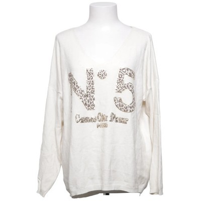 Made in italy, Strickpullover, Größe: M, Beige, Elasthan/Polyamid/Viskose #gNW