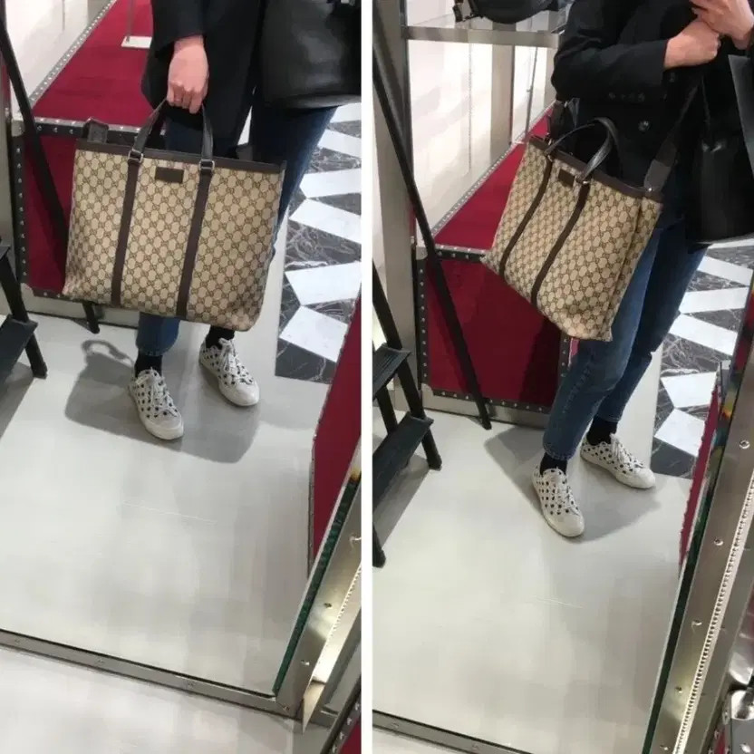 Gucci GG Supreme Canvas Shoulder Bag, Excellent Condition thumbnail 2