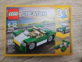 LEGO Creator 3 in 1 Lot of 4 Blue & Red Racer 31027 31055 31072 31056 Race Cars