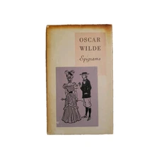 Vintage Oscar Wilde Epigrams Illustrated Peter Pauper Press Book 1940