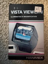 Vintage Hanimex Vista Viewer II Illuminated 2X Slide Viewer – Tested & Working