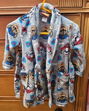 Nickelodeon Paw Patrol Toddler Bath Robe Pajama Cover Up Size 3T