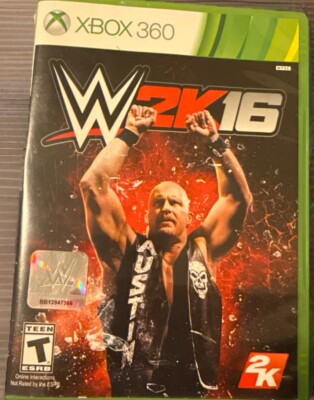 Microsoft Xbox 360 W2K16 WWE 2K16 Complete with Manual, Tested 