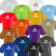 Hardcore Men's Short Sleeve Rash Guard Surf Shirt - Relaxed Fit Swimwear Designe