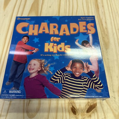Pressman The Best Of Charades For Kids Game - New & Sealed