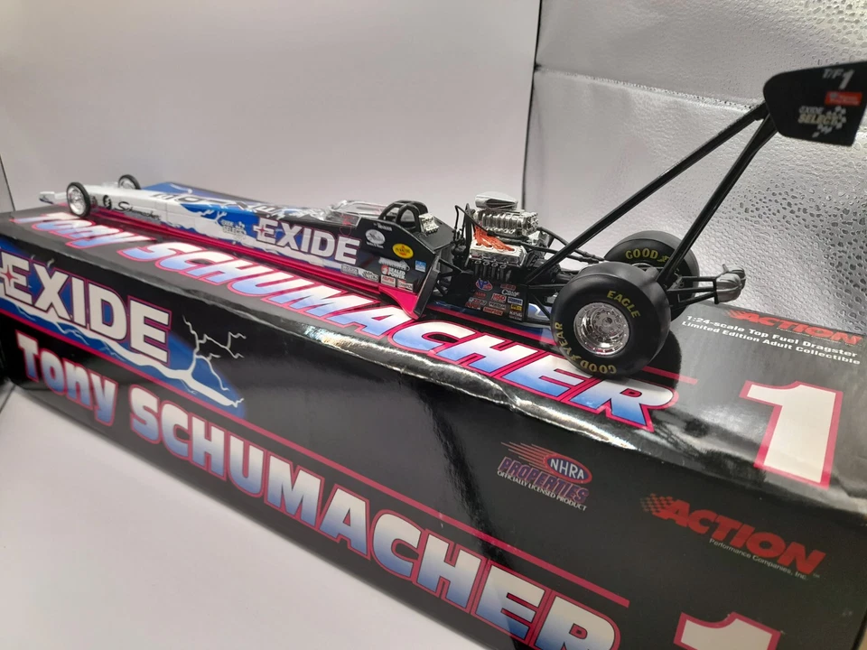 Tony Schumacher #1 Exide NHRA 2000 Top Fuel Dragster 1:24 edición limitada Foto 2 de 4