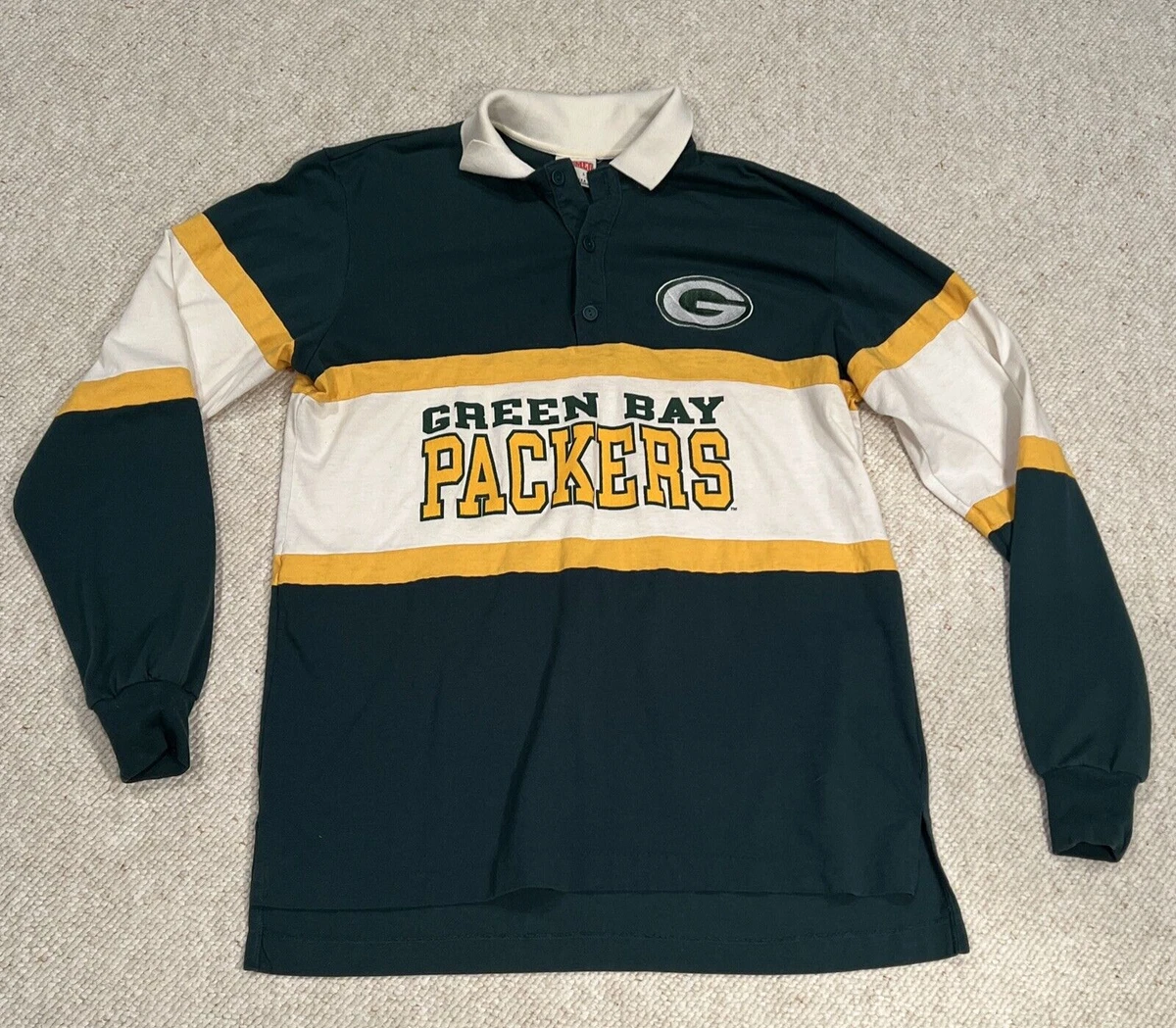 Green bay top packers rugby shirt