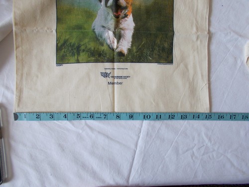 PAIR OF Humane Society Reusable Shopping Bags NEW 2007 & 2017 - Picture 7 of 10