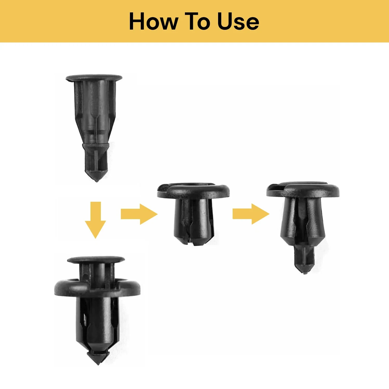 Car Trim Body Clips Rivets Retainer Auto Panel Bumper Car Plastic