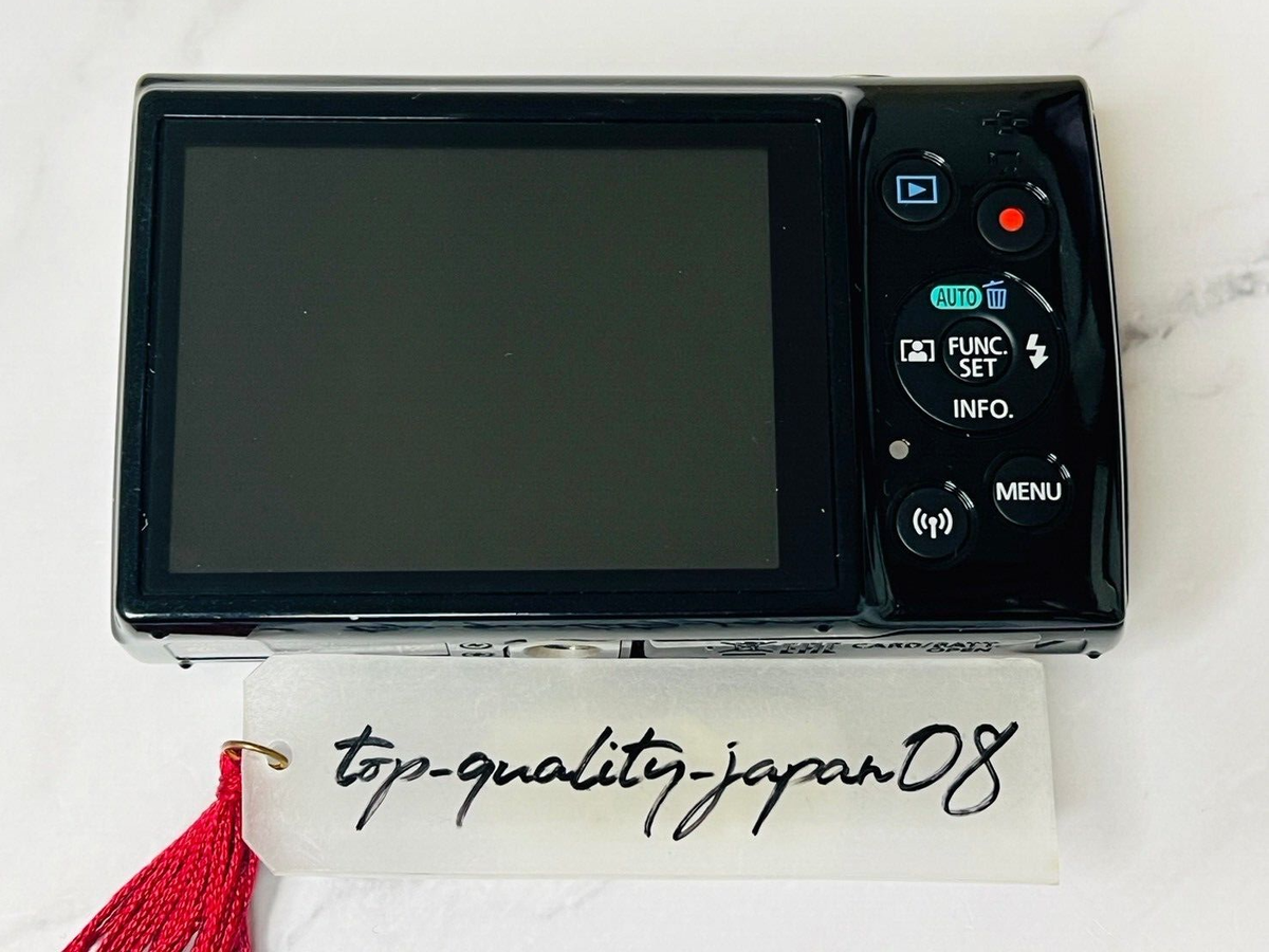 Canon IXY 190 BK PowerShot Camera Black 20.0MP 10X Fast Shipping