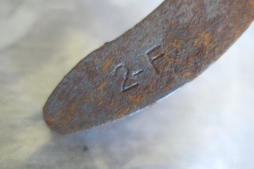 Pair St. Croix Forge Half Round Steel Horseshoes Size 2-F Eventer Farrier - Picture 4 of 6