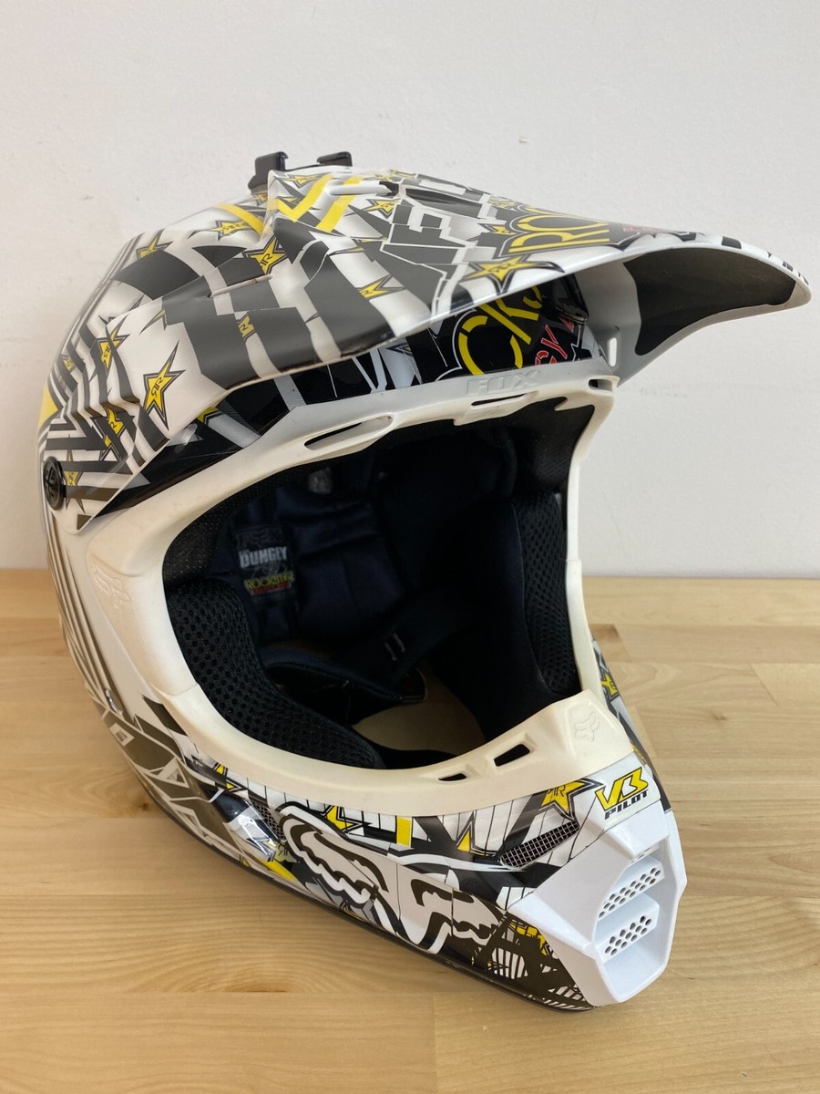 FOX V3 PILOT ヘルメット ROCKSTAR サイズXL