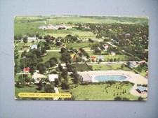AERILS VIEW OF JUNCTION CITY, KANSAS POSTCARD