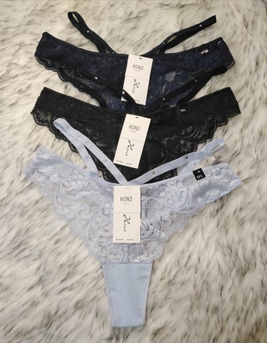 Frauen String Tanga Spitze sexy Unterhose 3er /6er Set Damen Slips Unterwäsche - Bild 11 von 41