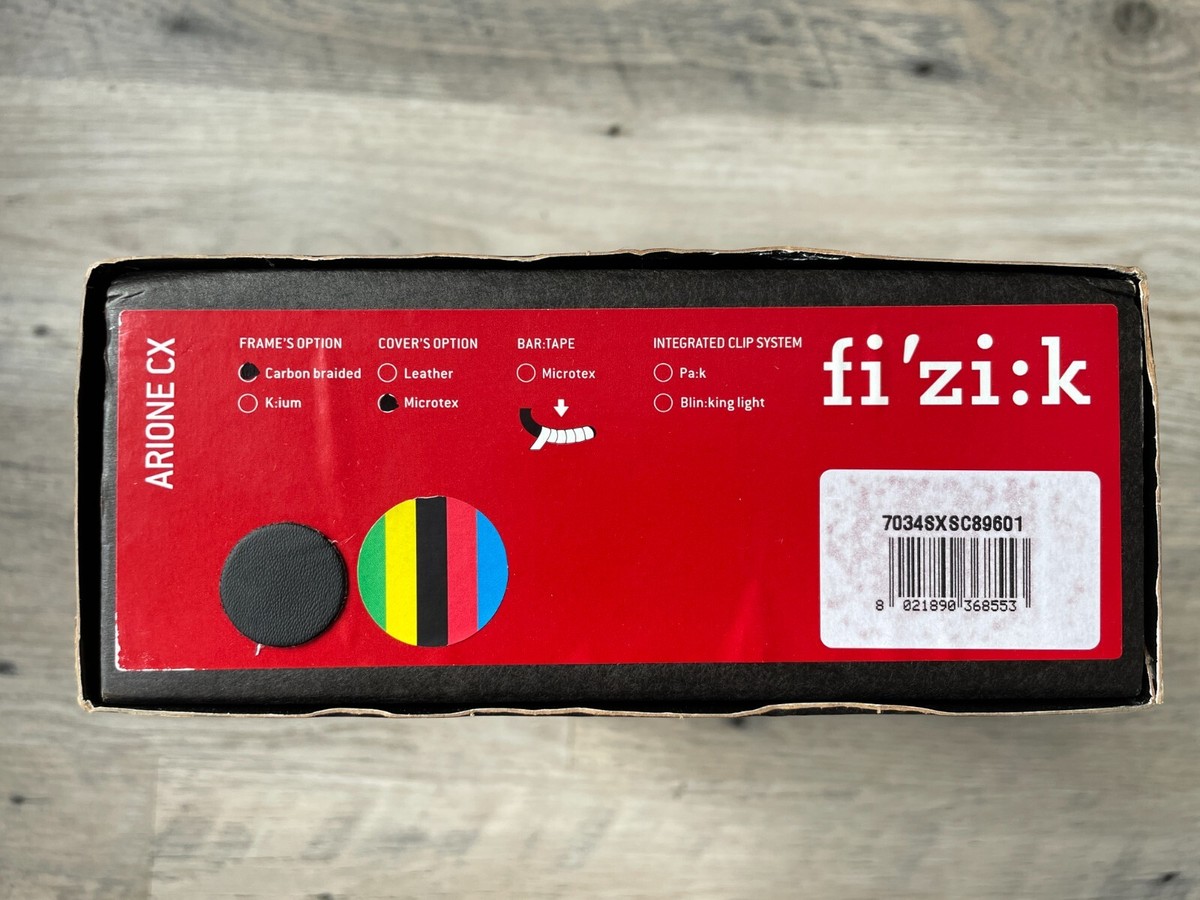 New Fizik Arione CX World Champ Carbon Braided Rail Cycling Saddle