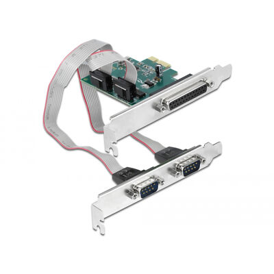 DeLOCK PCI Express Karte zu 2 x Seriell RS-232 + 1 x Parallel IEEE1284