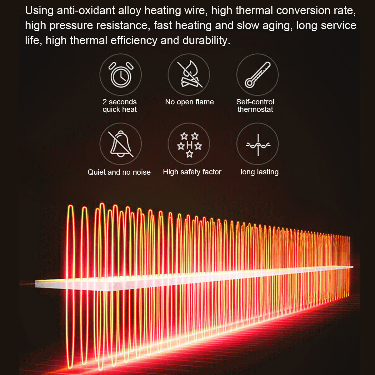 Ventilatore Per Auto 200W 12V Riscaldamento Rapido Vento Caldo - Foto 8