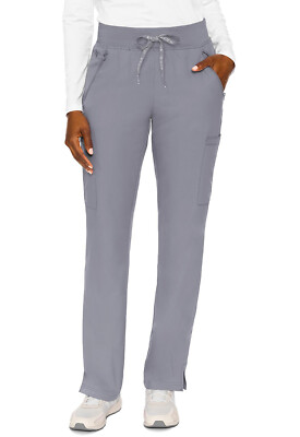 Med Couture Scrub Women's Zipper Petite Pant MC2702P CLOD Clover Dance Free Ship