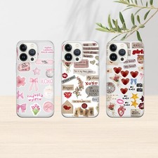 Girly Journal Love Phone Case for iPhone 16 15 14 for Pixel 9 8 Pro for Samsung
