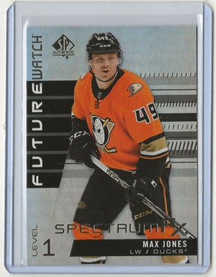 2019 2019-20 SP Authentic Spectrum FX #S54 Max Jones Unscratched Future Watch